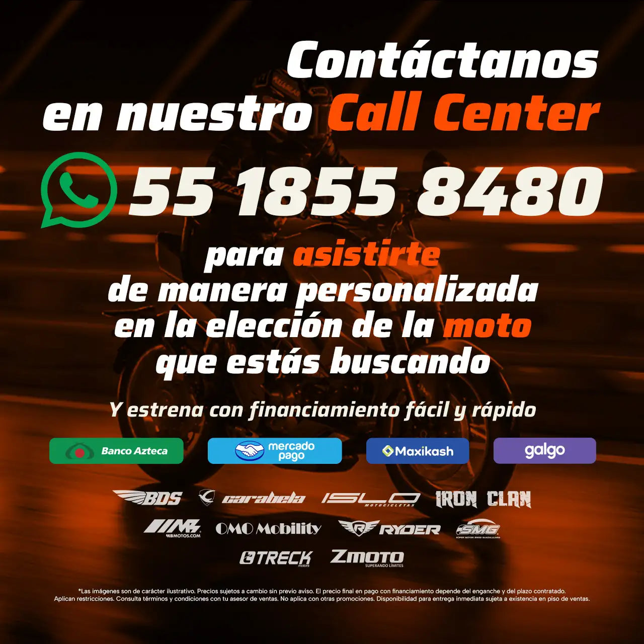 Call Center Zoom Motos