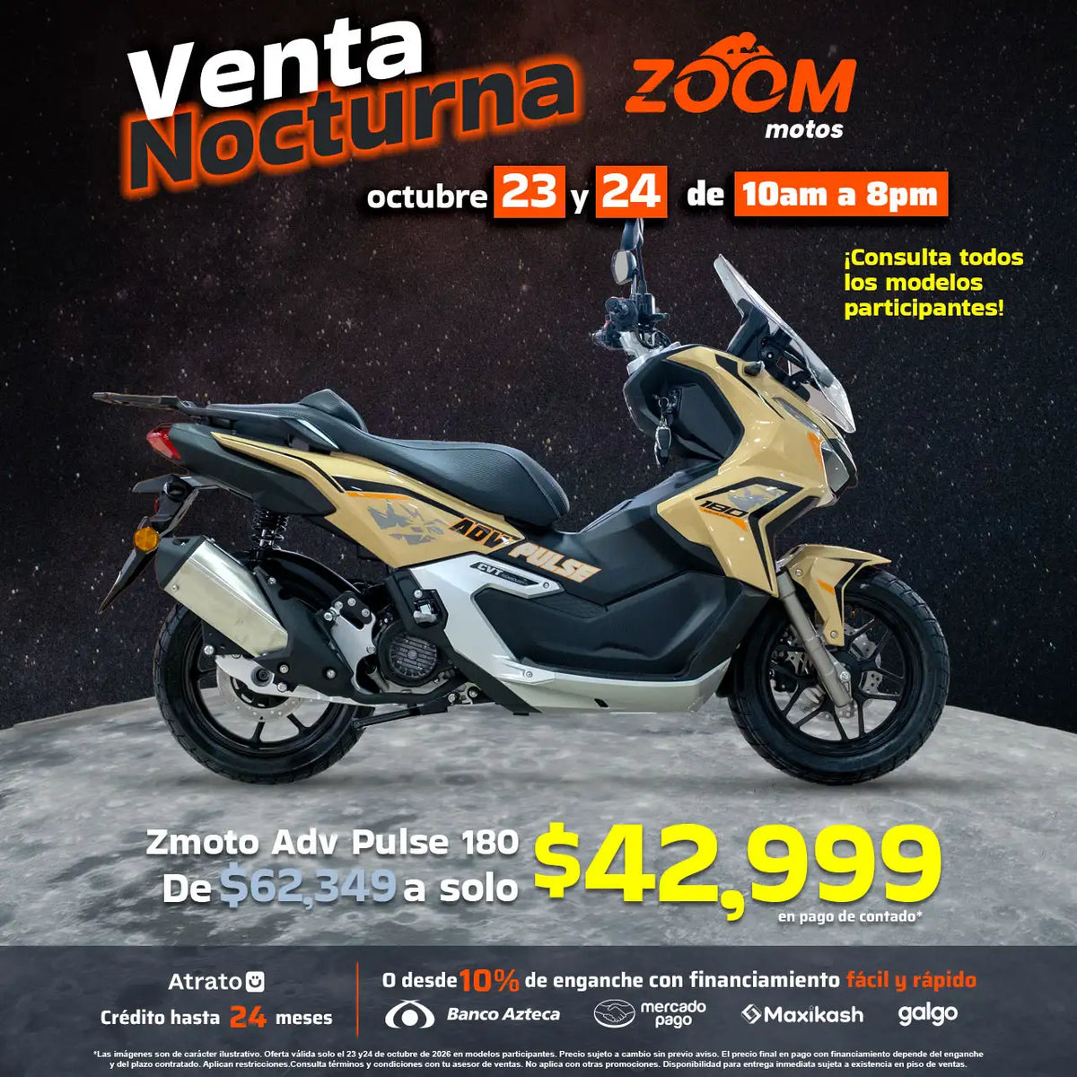 Banner promocional Zoom Motos