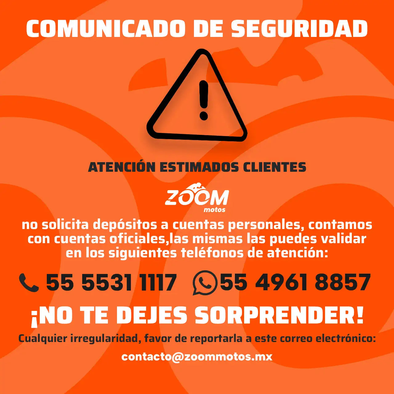 Alerta de depósitos