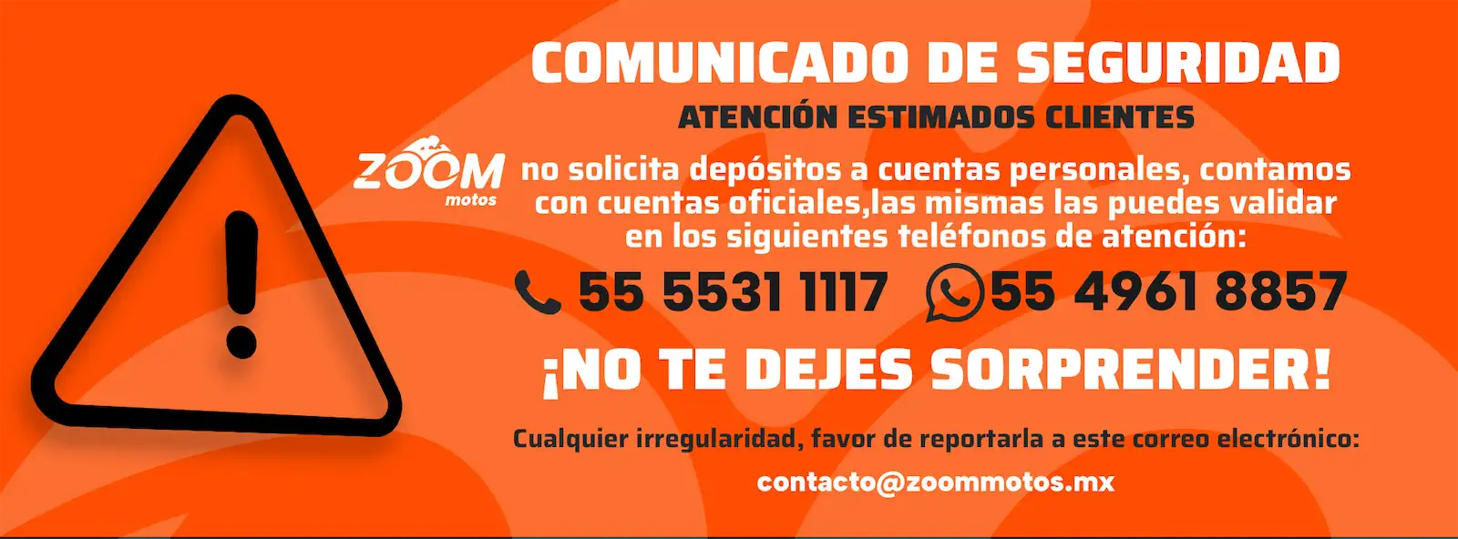 Alerta de depósitos