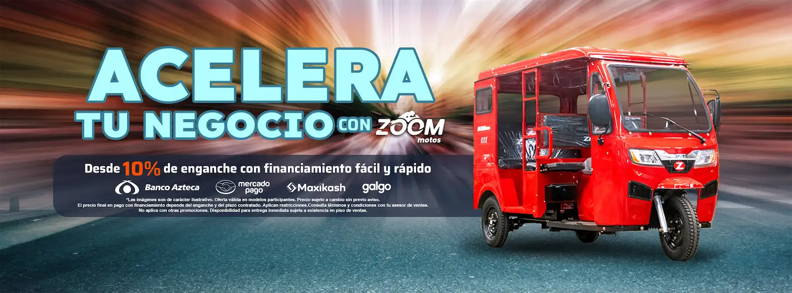 Acelera tu negocio con Zoom motos y tu motocarro nuevo