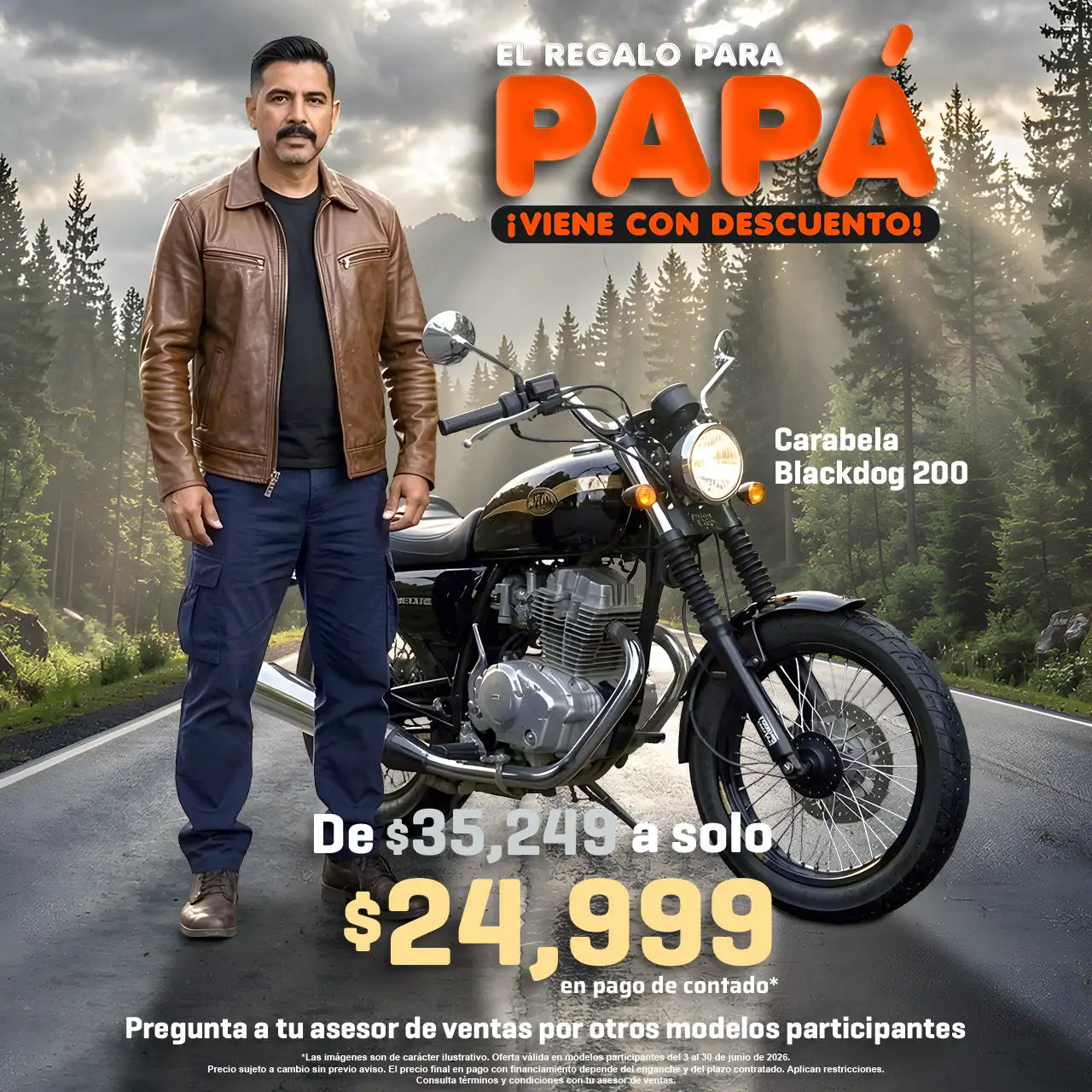 ¡El regalo para papá viene con descuento, pregunta por los modelos participantes y dale el mejor regalo!