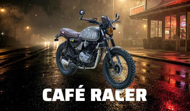 Modelos de motocicletas Cafe Racer disponibles a crédito en Zoom Motos