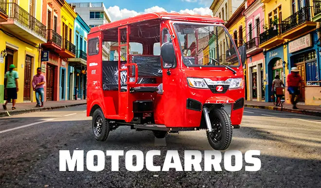 Modelos de motocicletas Motocarros disponibles a crédito en Zoom Motos