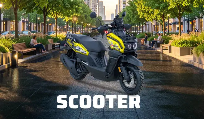 Modelos de motocicletas Scooter disponibles a crédito en Zoom Motos